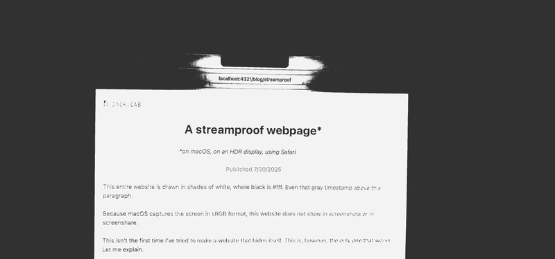 This article open on a MacBook, so bright that almost nothing else is visible besides the address bar and notch
