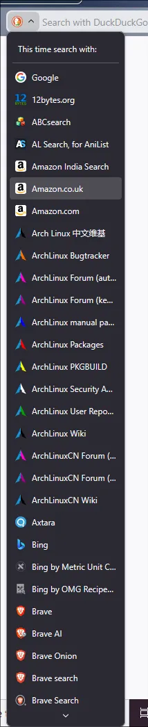 Quite underwhelming search dropdown